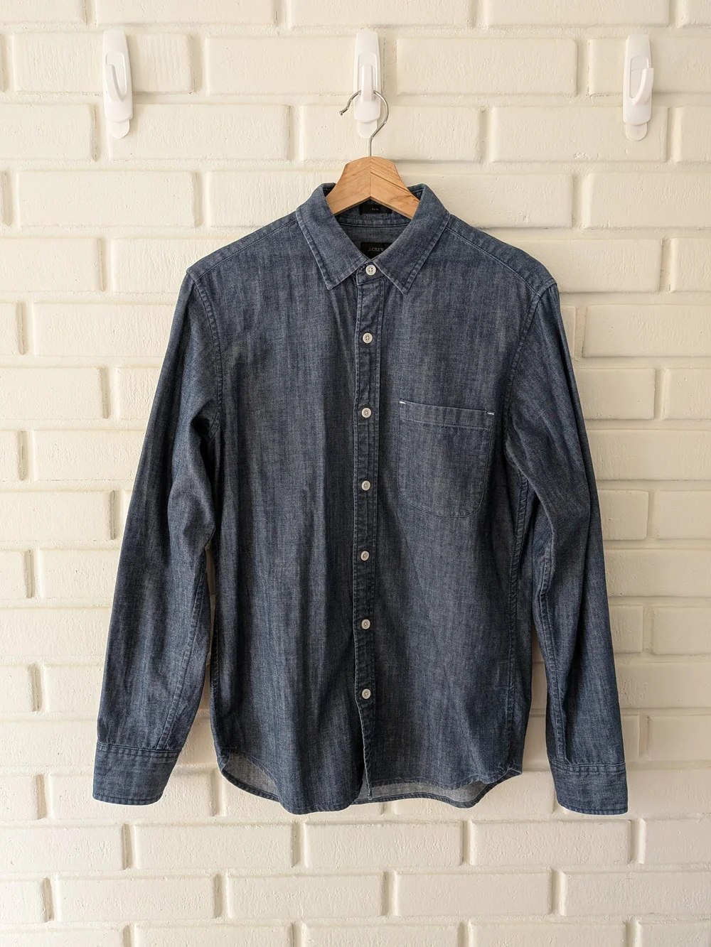 J. Crew Slim Fit Denim Shirt (Size S)